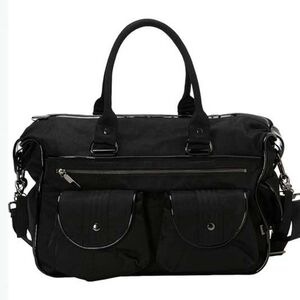 OiOi Multi Zip Pocket Carryall Baby Diaper Bag Large 4 Piece Set